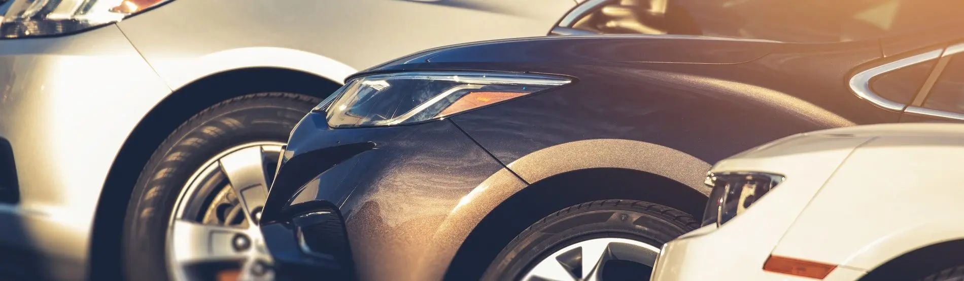 Multiple cars parked