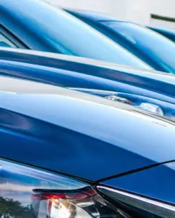 Multiple cars parked up