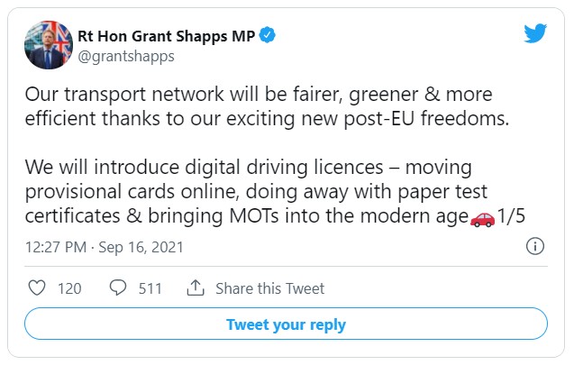 Grant Shapps on Twitter
